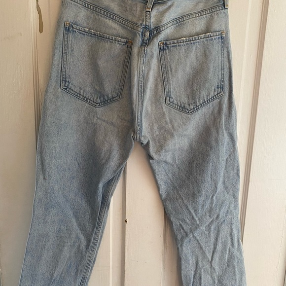 AGOLDE Riley Straight Ripped Light jeans - Picture 7 of 9